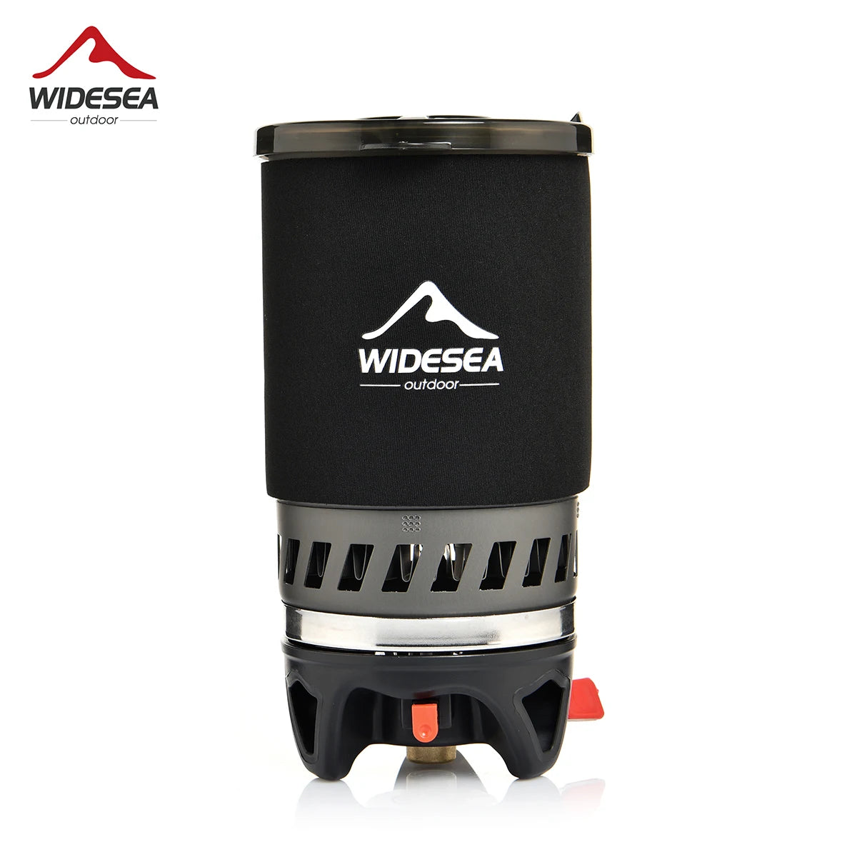 WIDESEA Outdoor Camping Stove Set with Pot & French Press – Complete Coffee & Cooking Kit
