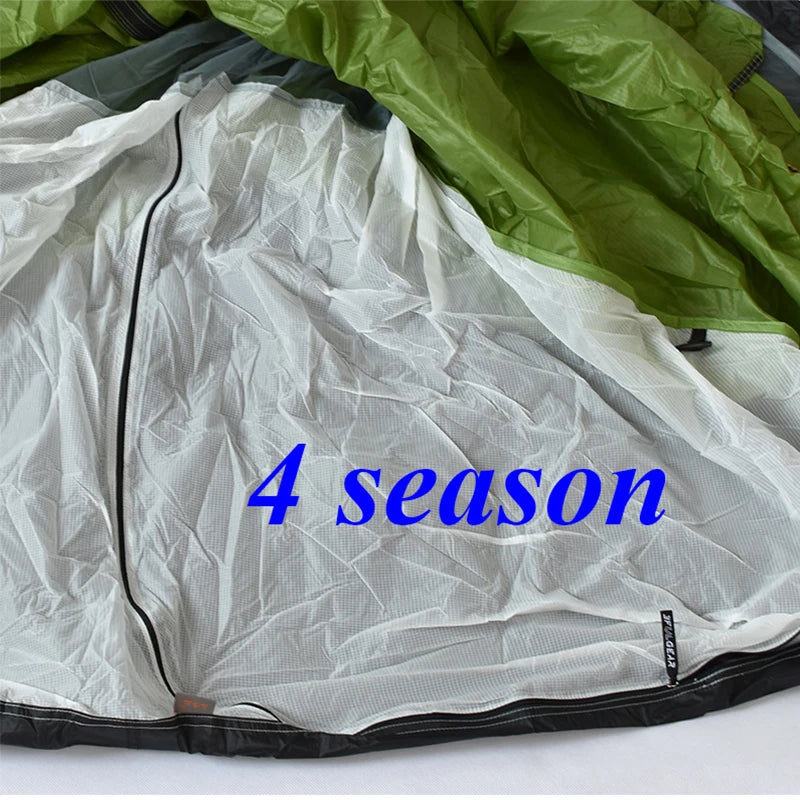 3F GEAR Lanshan 2 Pro Ultralight Tent 2 Person 3-4 Seasons Outdoor Camping Professional 20D Silnylon Rodless Tent
