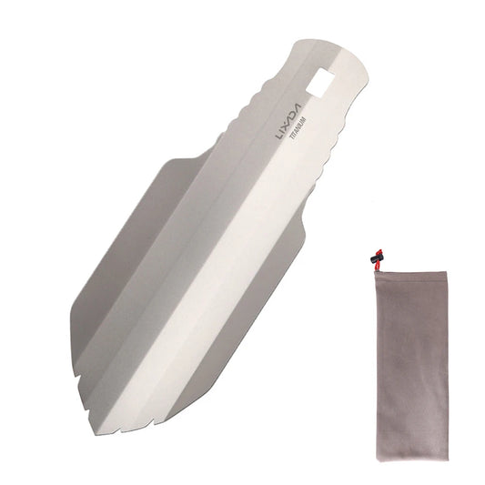 Lixada Titanium Camping Shovel – Ultralight Trowel for Hiking, Backpacking & Outdoor Use