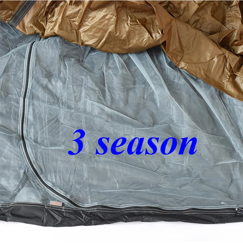 3F GEAR Lanshan 2 Pro Ultralight Tent 2 Person 3-4 Seasons Outdoor Camping Professional 20D Silnylon Rodless Tent