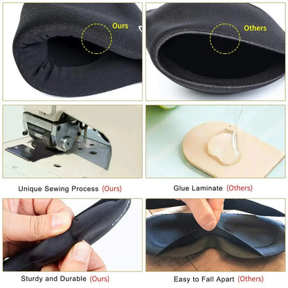 Ultralight 3D Sleep Mask for Camping & Travel – Contoured Eye Cover for Men & Women