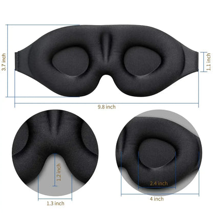 Ultralight 3D Sleep Mask for Camping & Travel – Contoured Eye Cover for Men & Women