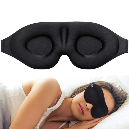 Ultralight 3D Sleep Mask for Camping & Travel – Contoured Eye Cover for Men & Women